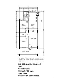 Blk 180 Ang Mo Kio Avenue 5 (Ang Mo Kio), HDB 3 Rooms #585623991